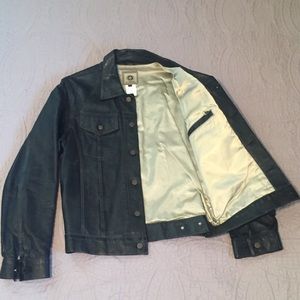 Diesel Black Leather Jacket